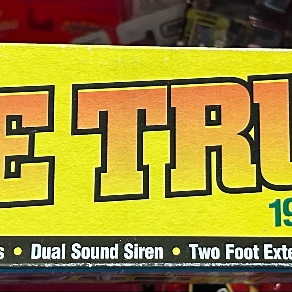 Fire Truck Toy - Red and Yellow - Picture 10 of 10
